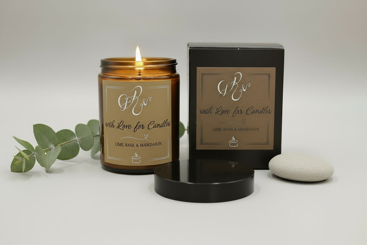 Duftkerze Lime, Basil & Mandarin