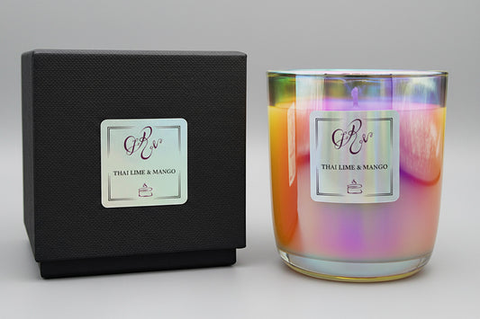 Duftkerze irisierend Thai Lime & Mango LIMITED EDITION
