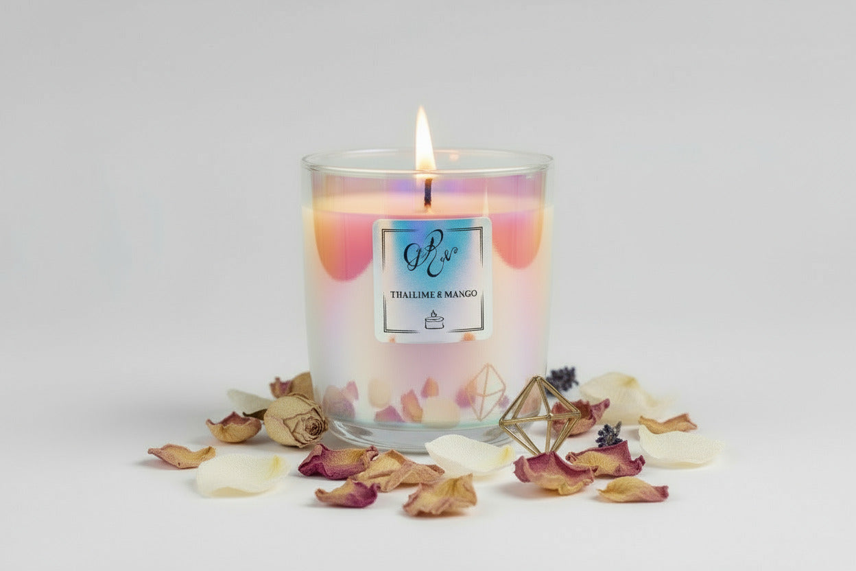 Duftkerze irisierend Thai Lime & Mango LIMITED EDITION