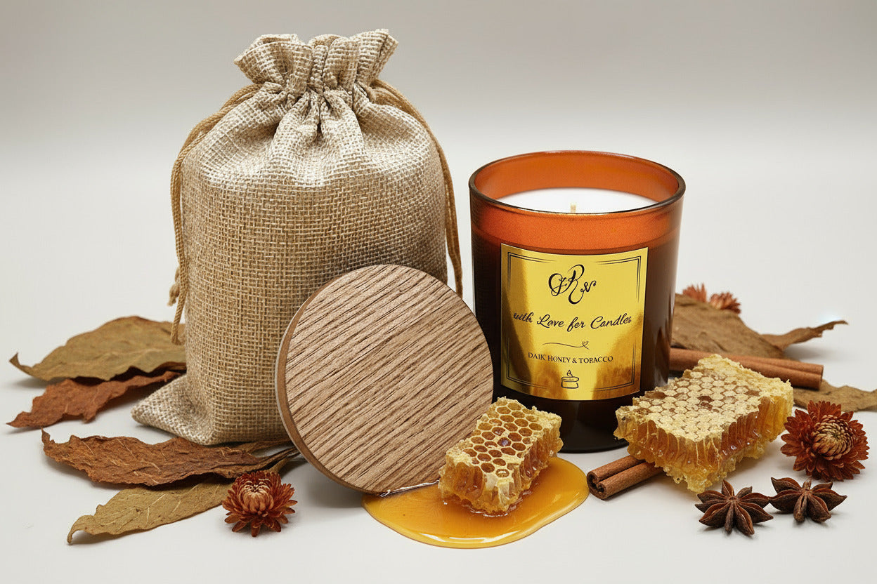 Duftkerze Dark Honey & Tobacco