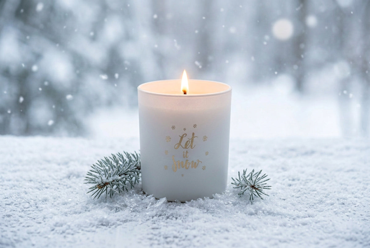 Weihnachts-Duftkerze „Let it snow“ – Pain Au Chocolat