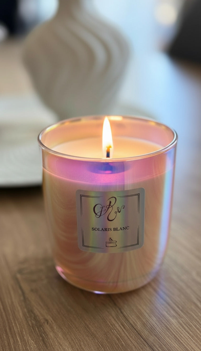Duftkerze irisierend Solaris Blanc LIMITED EDITION