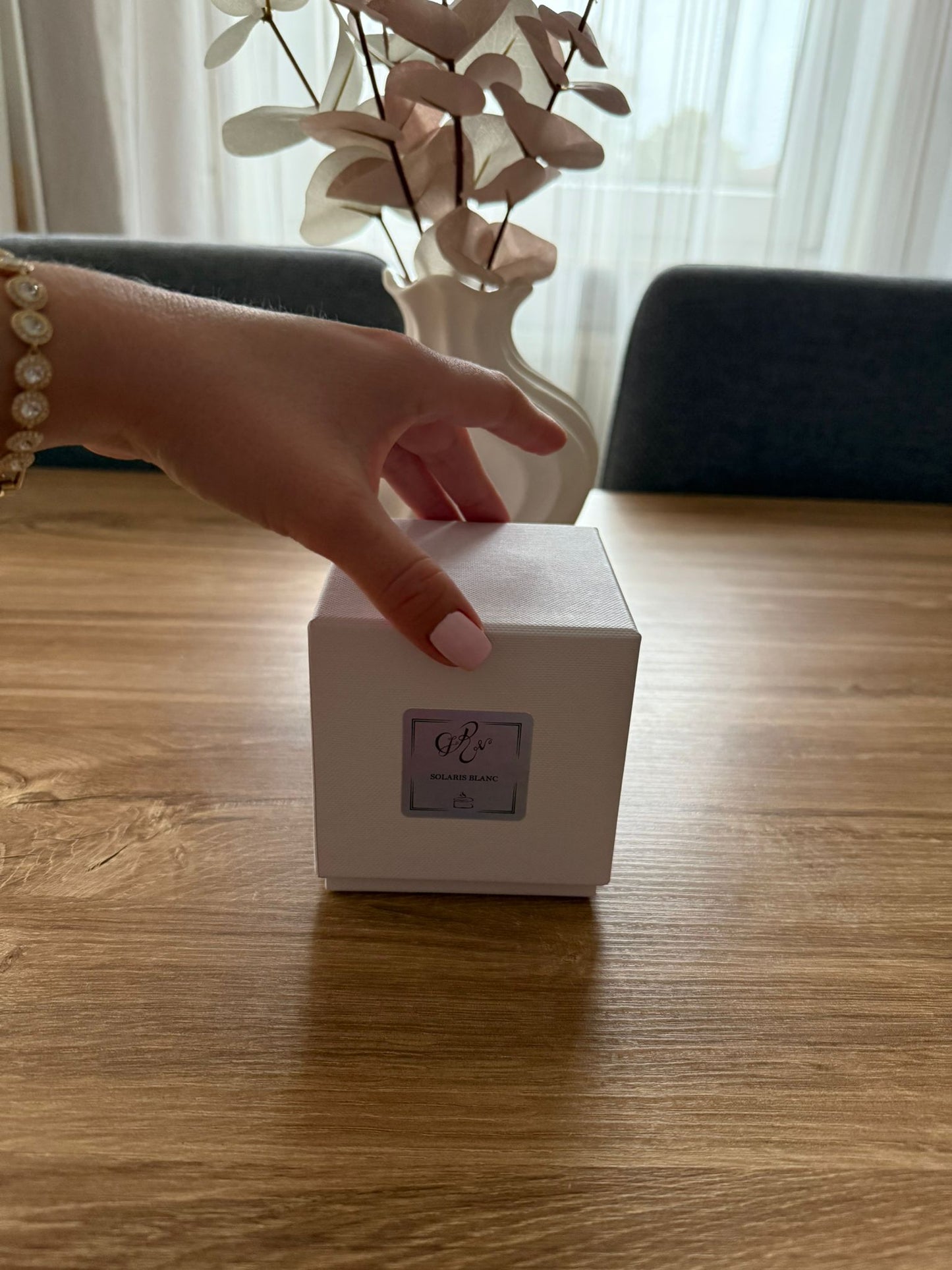 Duftkerze irisierend Solaris Blanc LIMITED EDITION