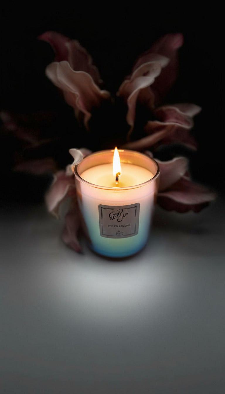 Duftkerze irisierend Solaris Blanc LIMITED EDITION